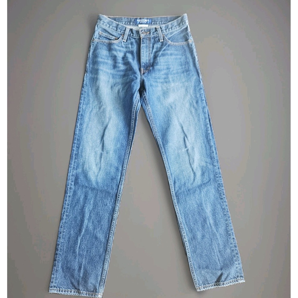 Arizona Jean Co Flex Jeans Men's Size 30x34 Blue Denim Relaxed Straight Cotton